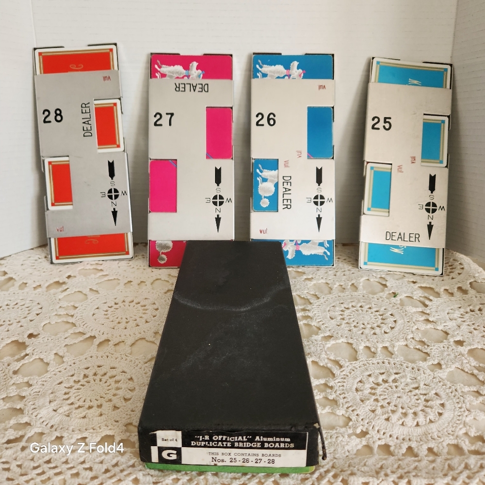 Vintage Aluminum - Bridge Boards 4pc Set